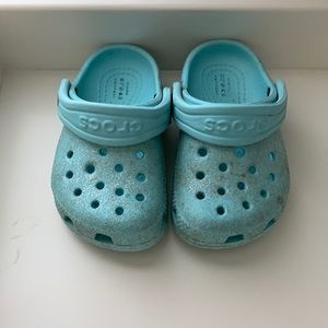 C5 aqua toddler crocs